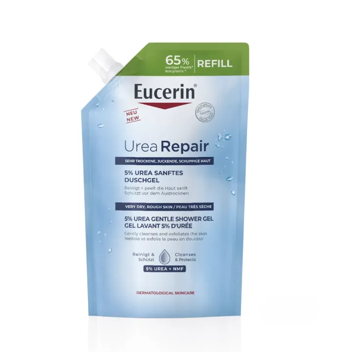 UreaRepair recharge gel lavant 5% d'ur&eacute;e Eucerin - &eacute;co-recharge de 400ml