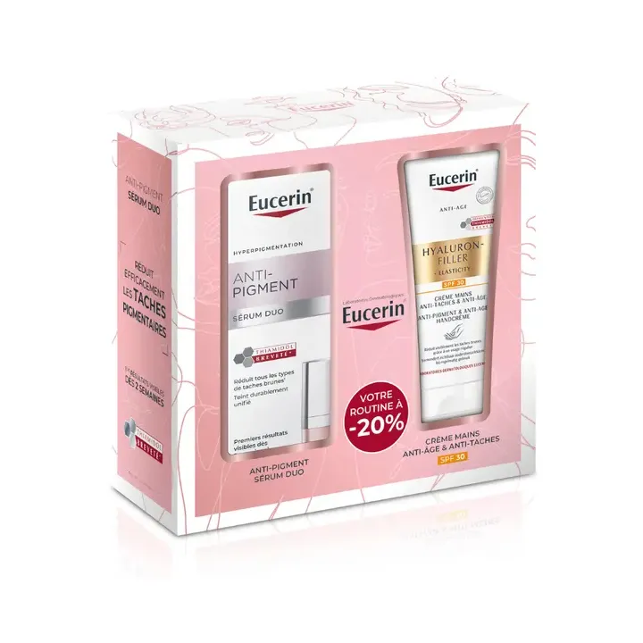 Coffret Routine anti-pigment Eucerin - coffret 2 produits offre sp&eacute;ciale
