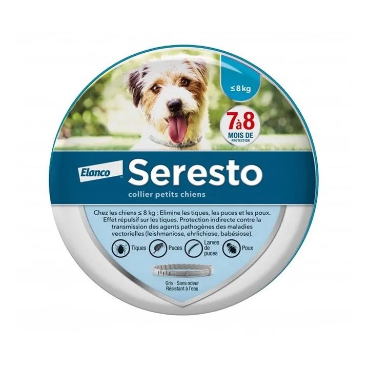 Seresto collier antiparasitaire petits chiens Elanco - 1 collier
