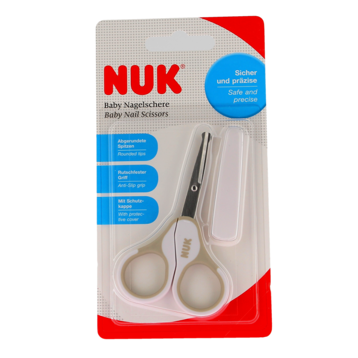 Ciseaux bout rond b&eacute;b&eacute; NUK - une paire de ciseaux