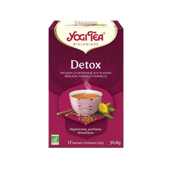 Detox BIO Yogi Tea - boite de 17 sachets 