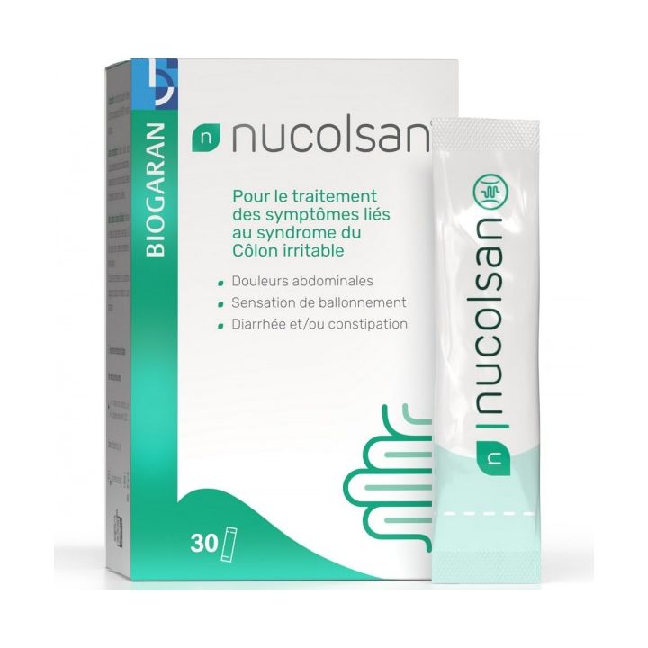 Nucolsan syndrome du c&ocirc;lon irritable Biogaran - bo&icirc;te de 30 sachets