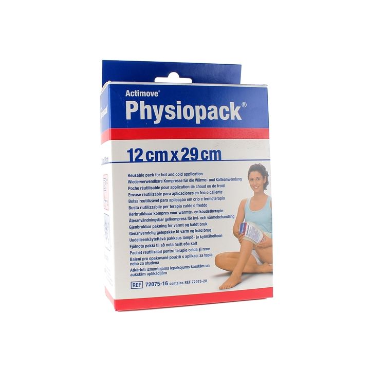 Physiopack poche r&eacute;utilisable chaud/froid 12 cm x 29 cm BSN M&eacute;dical - 1 poche