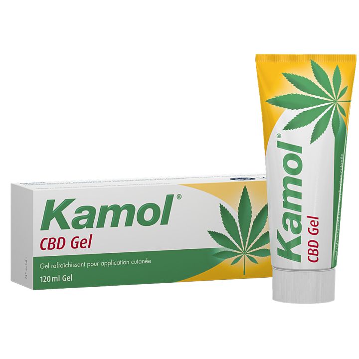 Gel rafra&icirc;chissant Kamol CBD - tube de 120ml