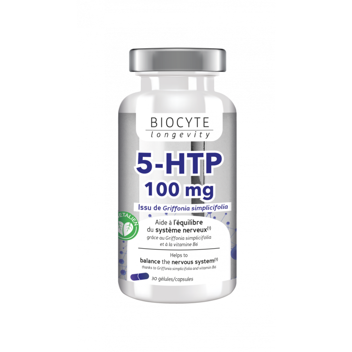 5-HTP 100mg Biocyte - bo&icirc;te de 30 g&eacute;lules