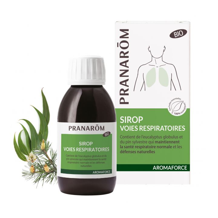 Aromaforce Sirop voies respiratoires bio Pranar&ocirc;m - flacon de 150ml