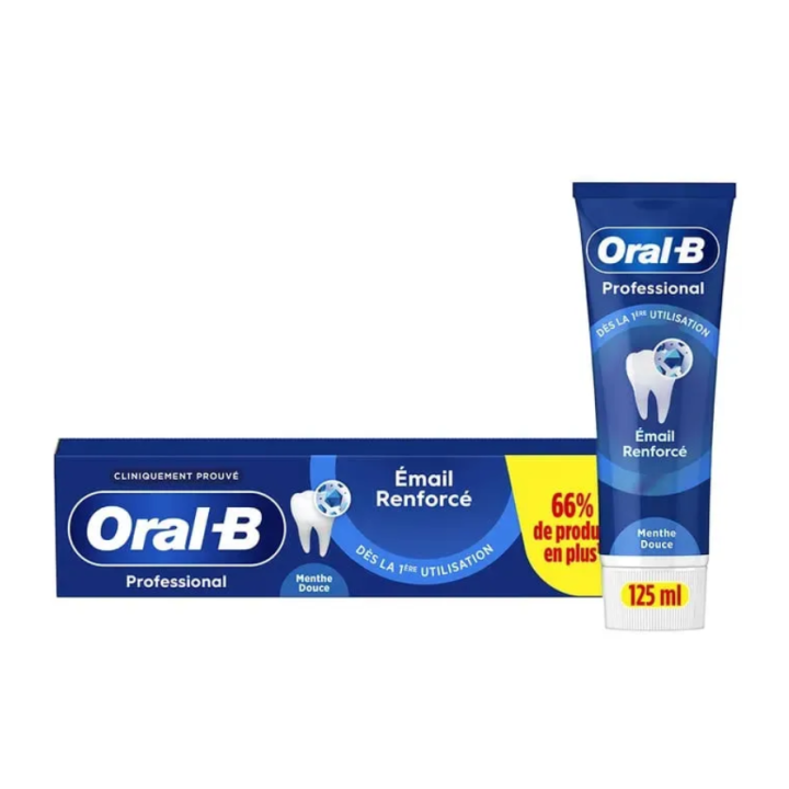 Dentifrice email renforc&eacute; menthe douce Oral-B - tube de 125ml