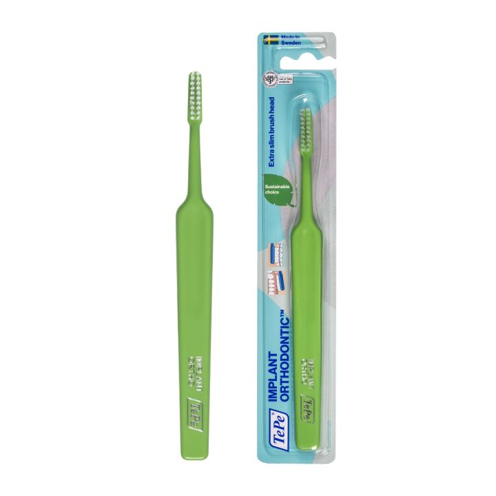 Brosse &agrave; dents implant orthodontie TePe - une brosse &agrave; dents