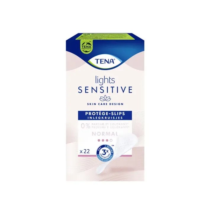 Lights sensitive prot&egrave;ge-slip normal Tena - boite de 22 prot&egrave;ges slips