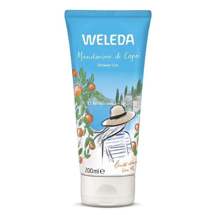 Cr&egrave;me de douche Mandarino di Capri Mandarine ensoleill&eacute;e Weleda - tube de 200ml