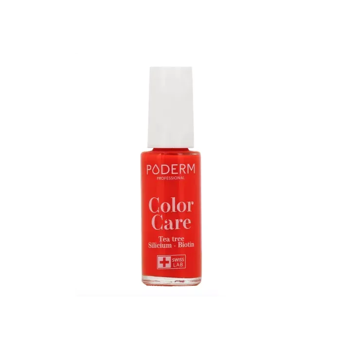 Color Care Vernis &agrave; ongles Orange mangue 227 Poderm - flacon de 8ml