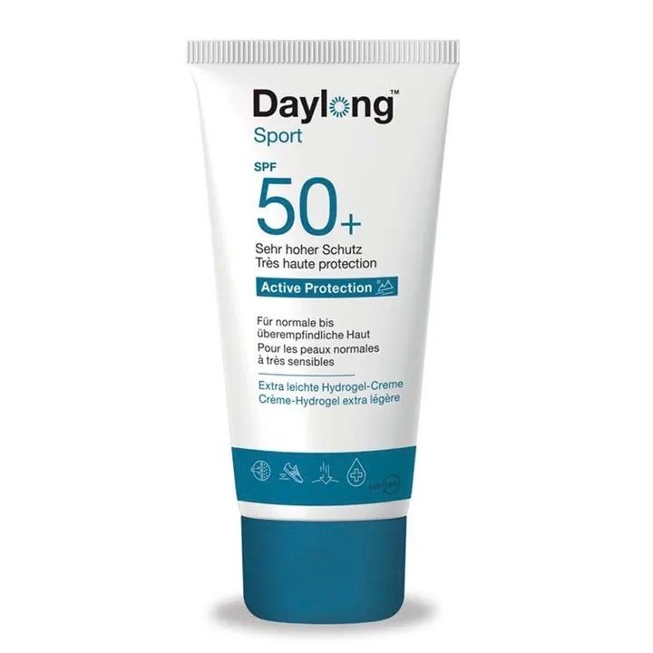 Cr&egrave;me-hydrogel extra l&eacute;g&egrave;re SPF50+ Daylong Sport - tube de 50ml