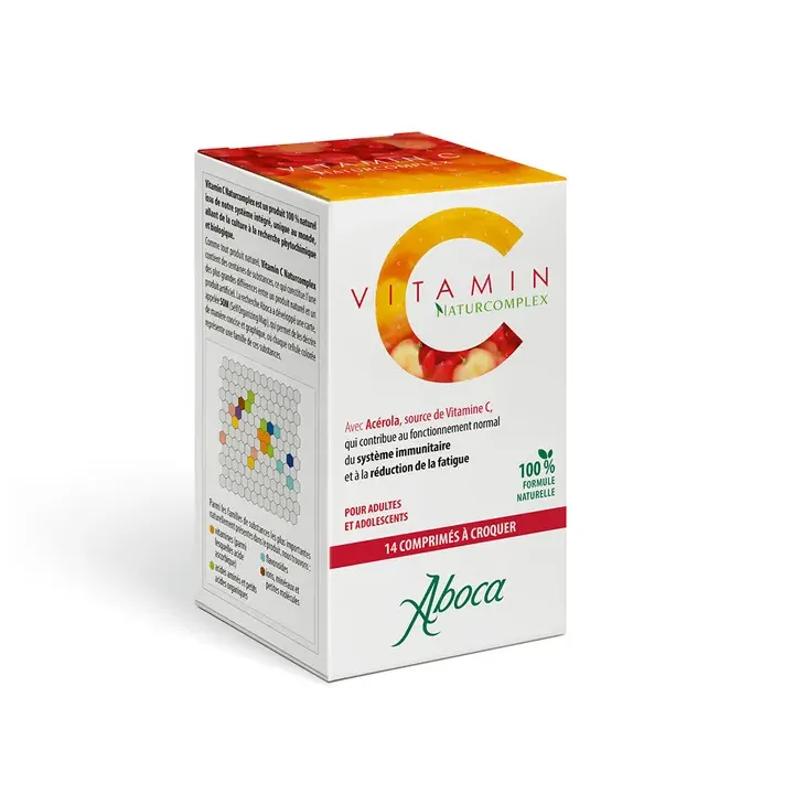 Vitamin C naturcomplex avec acerola Aboca - bo&icirc;te de14 comprim&eacute;s
