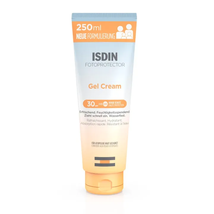 Gel cr&egrave;me solaire fotoprotector SPF30 Isdin - tube de 250ml