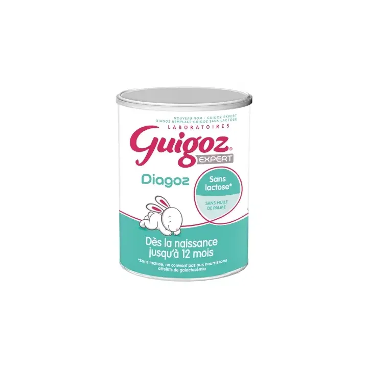 Diagoz lait en poudre sans lactose 1er &acirc;ge Guigoz - pot de 400g