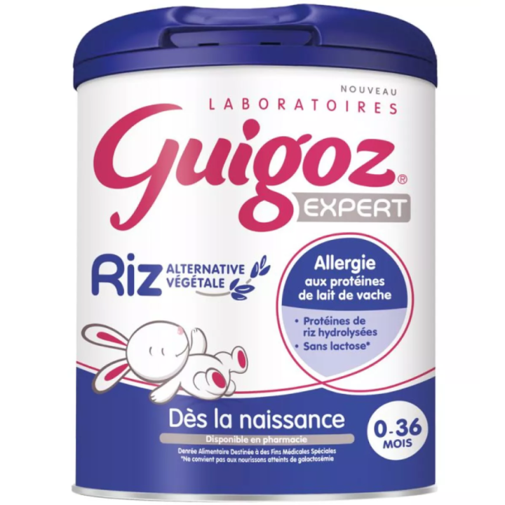Expert riz d&egrave;s la naissance 0-36mois Guigoz - pot de 800g