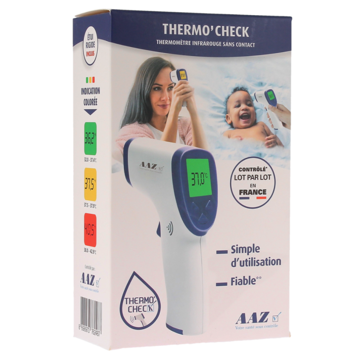 Thermo'check thermom&egrave;tre infrarouge AAZ - un thermom&egrave;tre