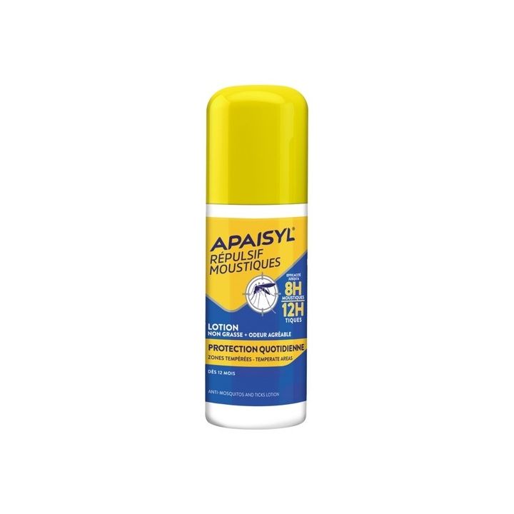 R&eacute;pulsif moustiques protection quotidienne Apaisyl - spray de 90ml