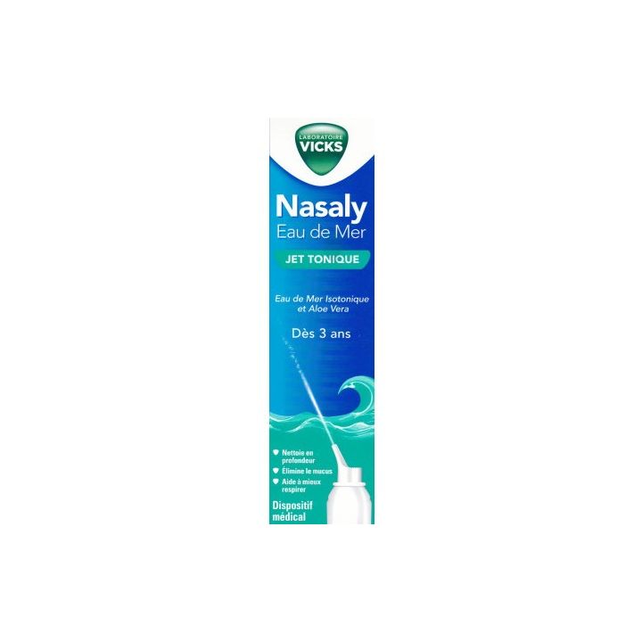 Nasaly eau de mer jet tonique Vicks - spray de 120ml