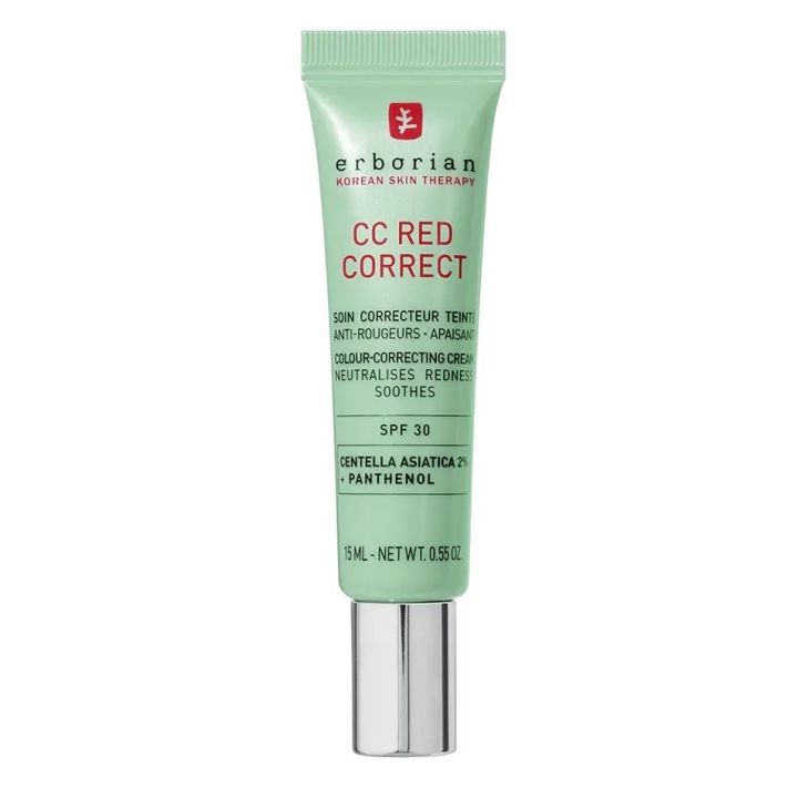 CC Red correct &agrave; la centella asiatica SPF30 Erborian - tube de 15ml