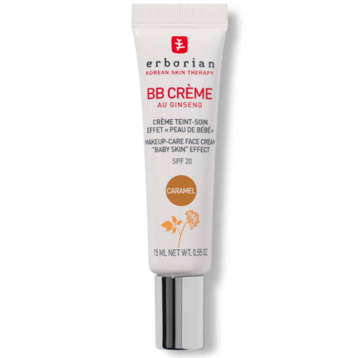 BB cr&egrave;me au ginseng teinte caramel Erborian - tube de 15ml