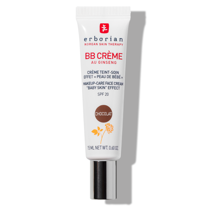 BB cr&egrave;me au ginseng teinte chocolat Erborian - tube de 15 ml