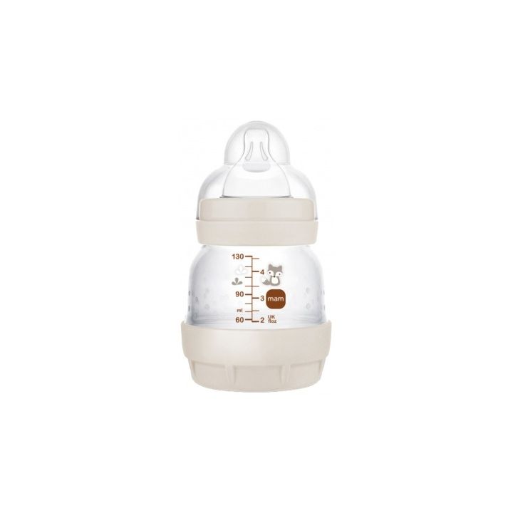 Biberon Easy Start anti-colique 0 mois d&eacute;bit 0 sable Mam - 1 biberon de 130ml
