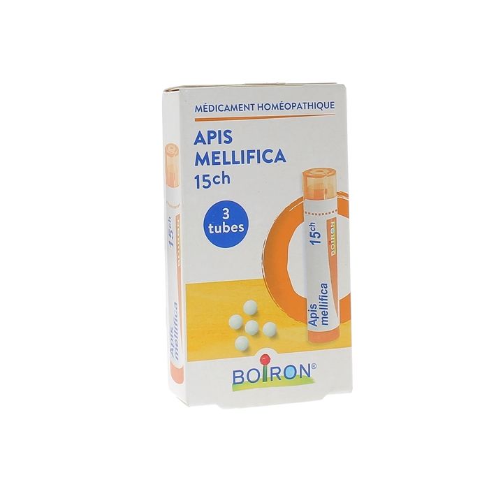 APIS MELLIFICA 15CH granules Boiron - 3 tubes de 4 g