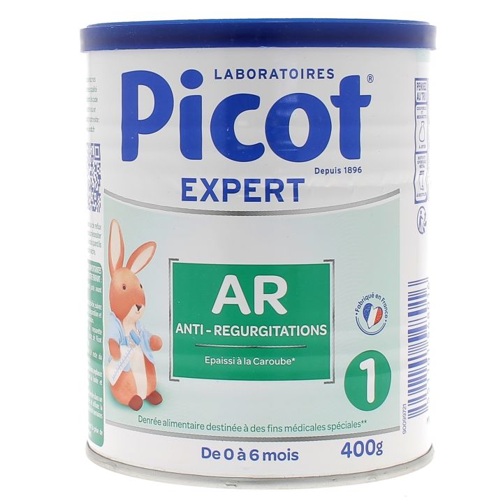 AR anti r&eacute;gurgitations lait expert 1er &acirc;ge Picot - boite de 400g