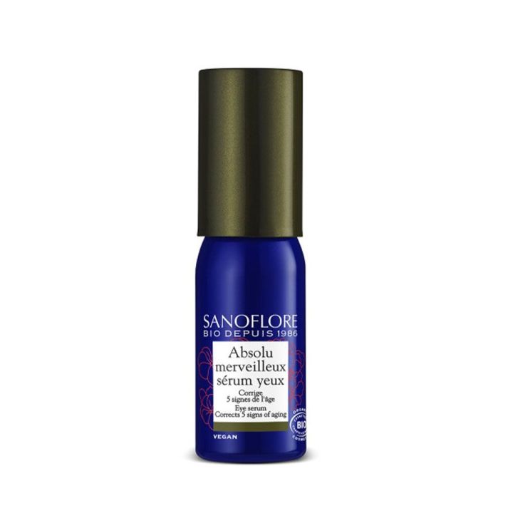 Absolu Merveilleux S&eacute;rum yeux anti-rides bio Sanoflore - flacon de 15ml
