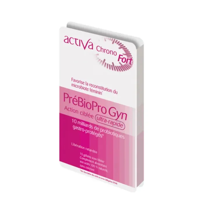 Activa Chrono Fort Pr&eacute;biopro Gyn - boite de 15 g&eacute;lules