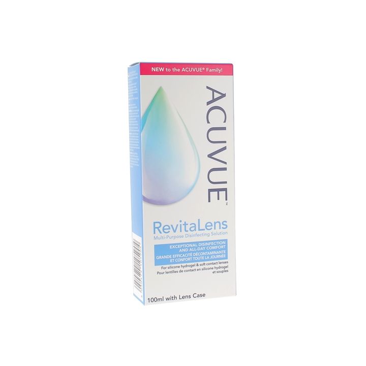 Acuvue RevitaLens Solution d&eacute;sinfectante multifonctions Abbott - flacon de 100ml