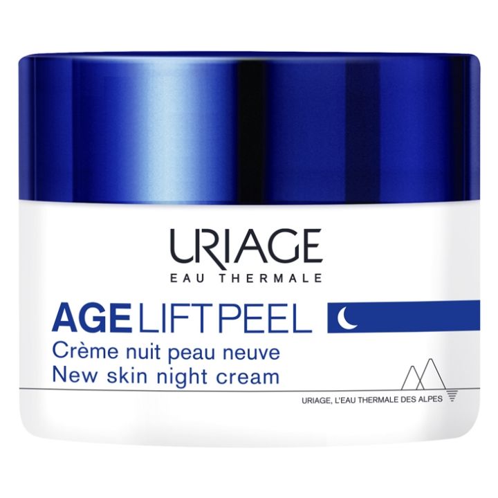 Age Lift Peel Cr&egrave;me nuit peau neuve Uriage - pot de 50 ml