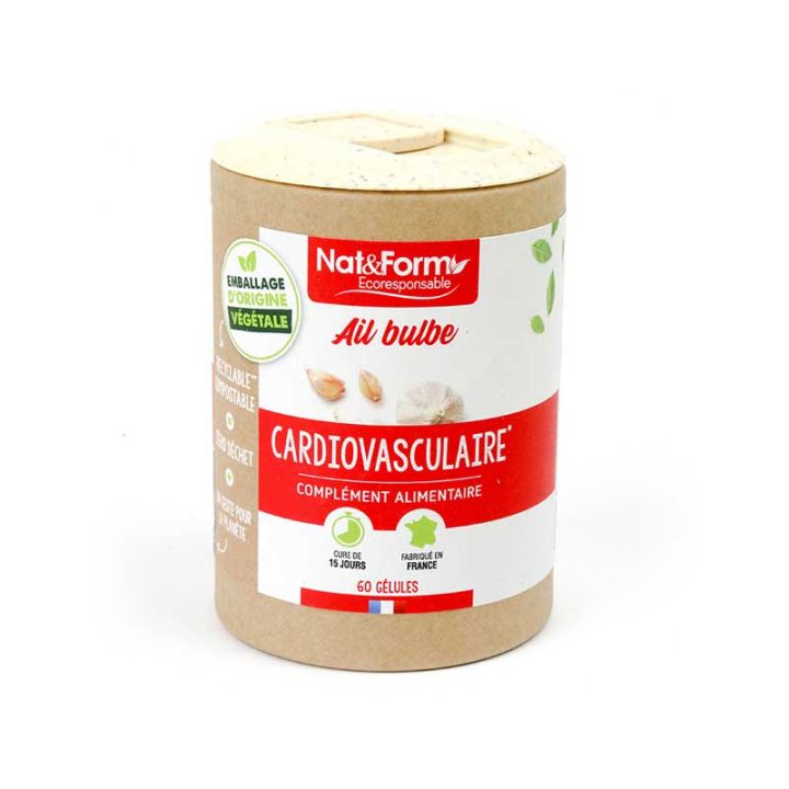 Ail bulbe Ecoresponsable Nat&Form - Boite de 60 g&eacute;lules