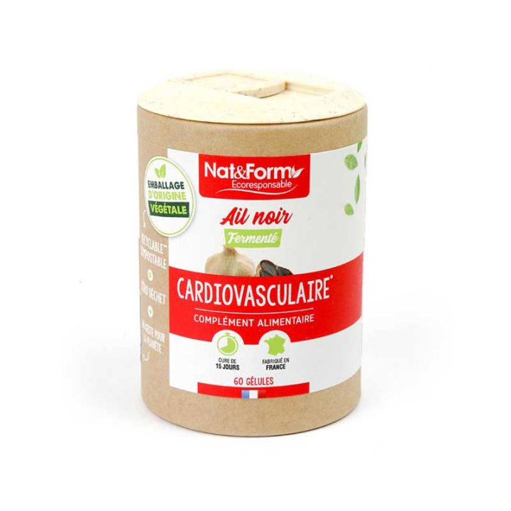 Ail noir ferment&eacute; Ecoresponsable Nat&form - Boite de 60 g&eacute;lules