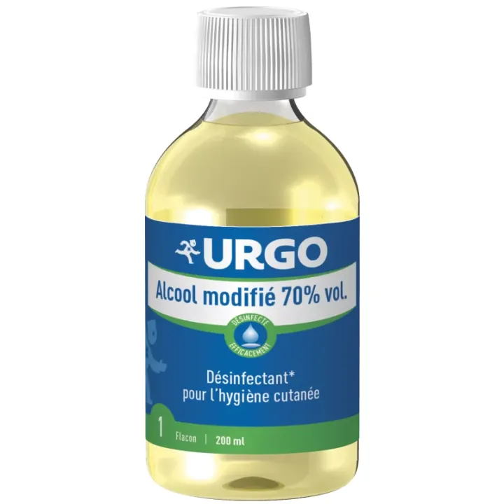 Alcool modifi&eacute; 70% vol Urgo - flacon de 200ml