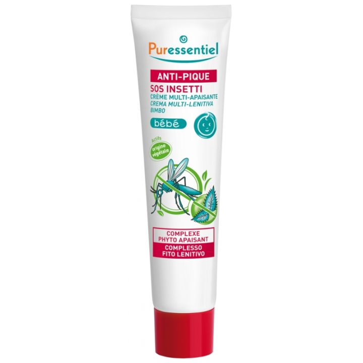 Anti-pique Cr&egrave;me b&eacute;b&eacute; multi-apaisante Puressentiel - tube de 30 ml