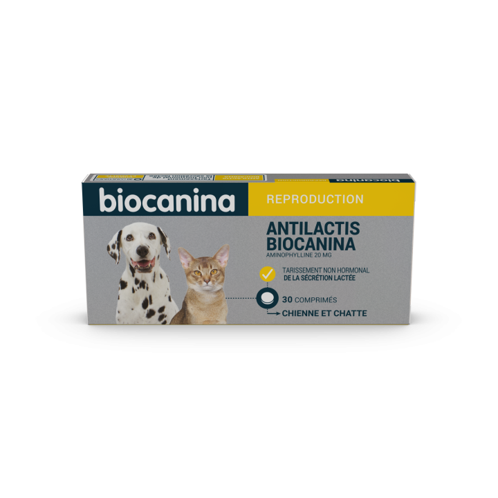 Antilactis Biocanina - bo&icirc;te de 30 comprim&eacute;s s&eacute;cables