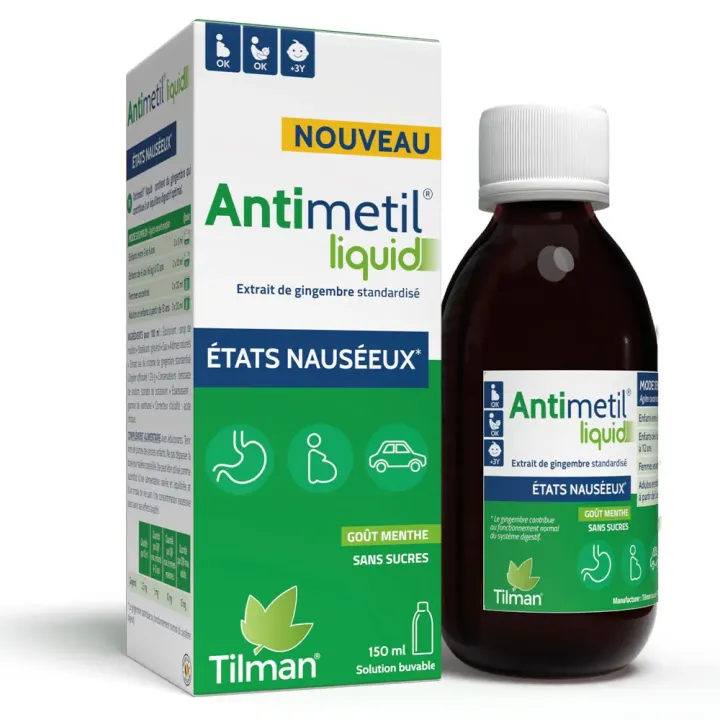 Antimetil liquid &eacute;tats naus&eacute;eux Tilman - flacon de 150ml