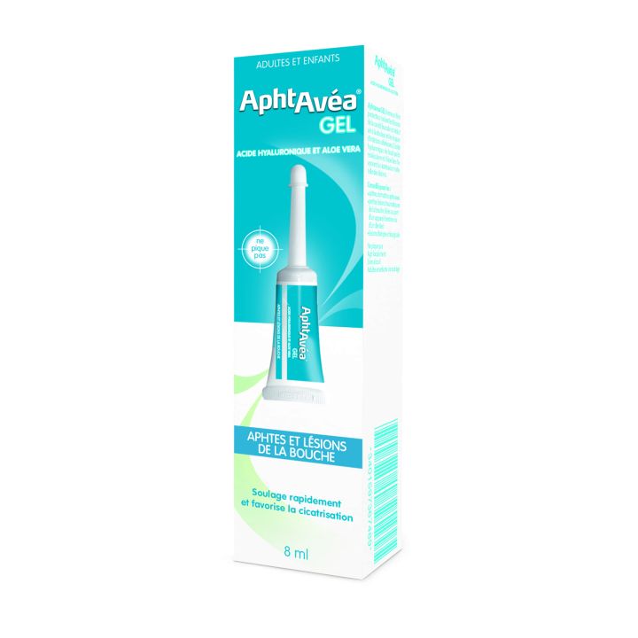 AphtAv&eacute;a gel aphtes et l&eacute;sions de la bouche - tube de 8 ml