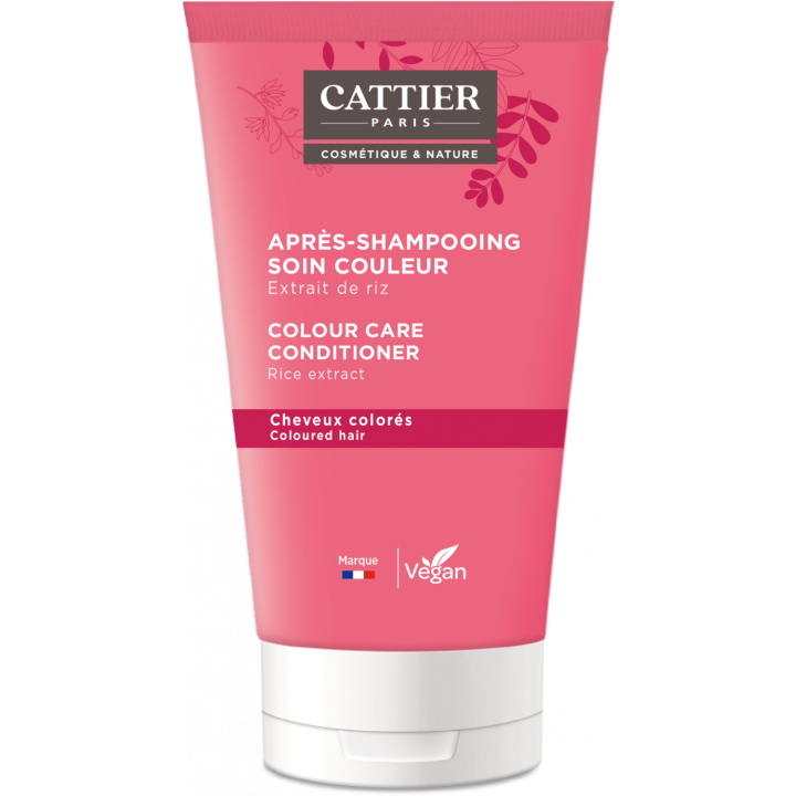 Apr&egrave;s-shampoing couleur bio Cattier - tube de 150 ml