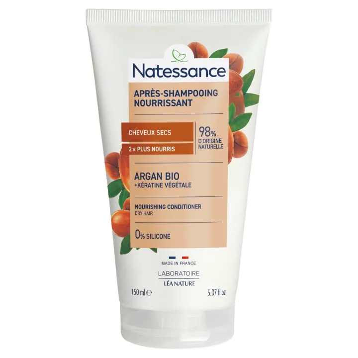 Apr&egrave;s-shampooing nourrissant Natessance - tube de 150ml