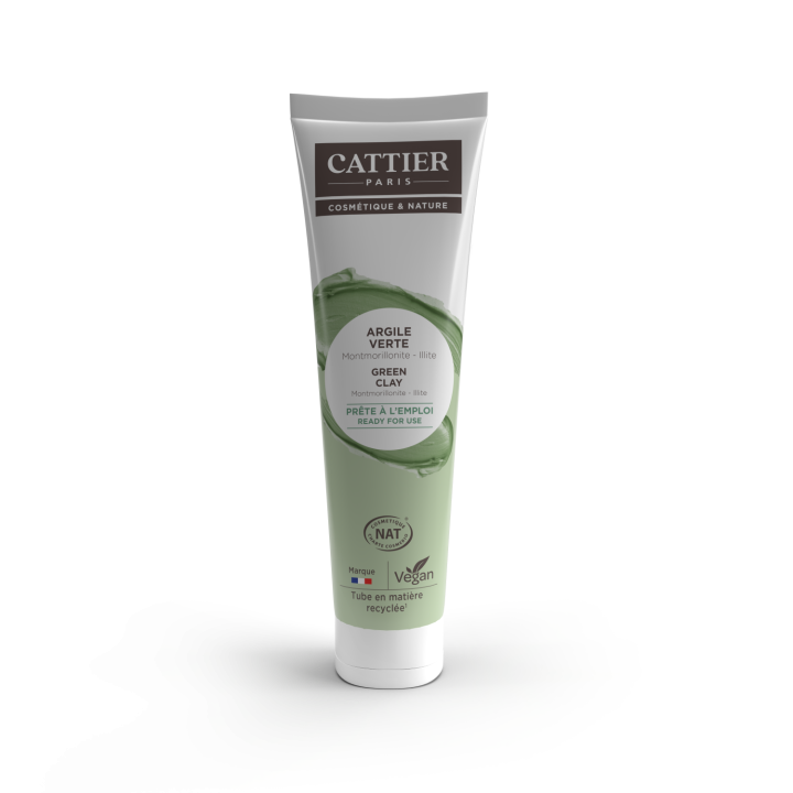 Argile verte pr&ecirc;te &agrave; l'emploi Cattier - tube de 100 ml