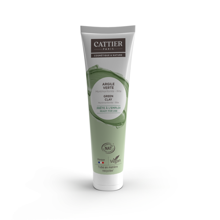 Argile verte pr&ecirc;te &agrave; l'emploi Cattier - tube de 400 g
