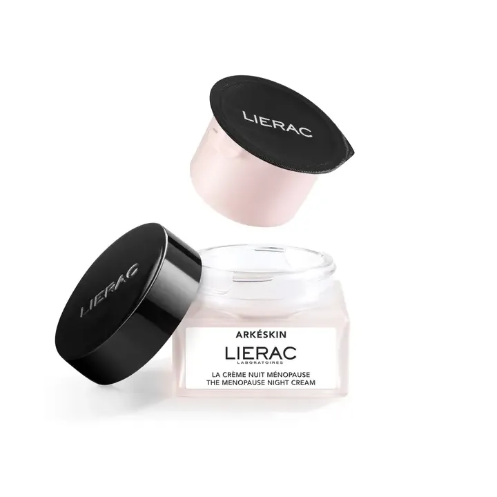 Ark&eacute;skin la cr&egrave;me de nuit m&eacute;nopause recharge Lierac - 1 recharge de 50 ml