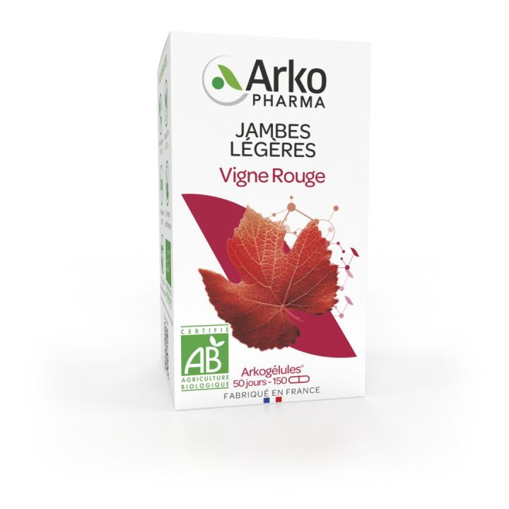 Arkog&eacute;lules Vigne rouge Bio Arkopharma - bo&icirc;te de 150 g&eacute;lules