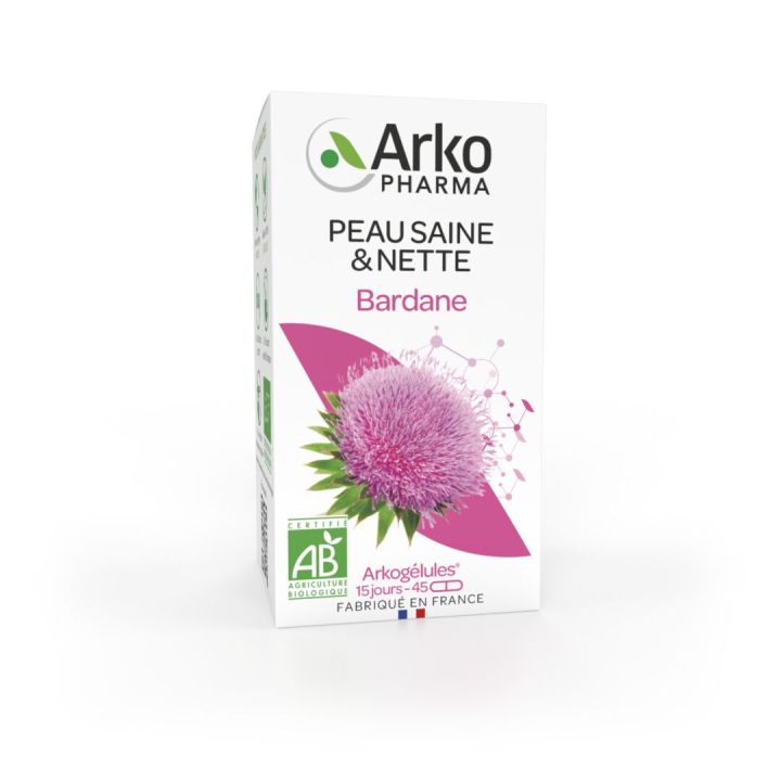 Arkog&eacute;lules Bardane bio Arkopharma - boite de 45 g&eacute;lules