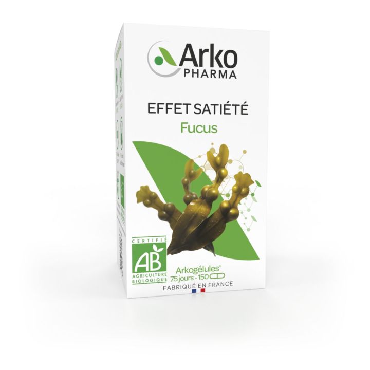 Arkog&eacute;lules Fucus bio Arkopharma - boite de 150 g&eacute;lules