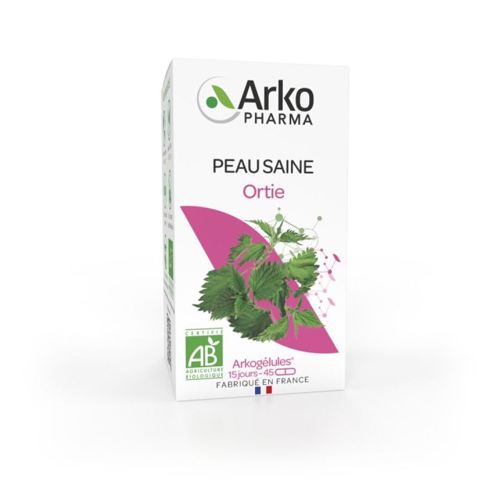 Arkog&eacute;lules Ortie bio Arkopharma - boite de 45 g&eacute;lules
