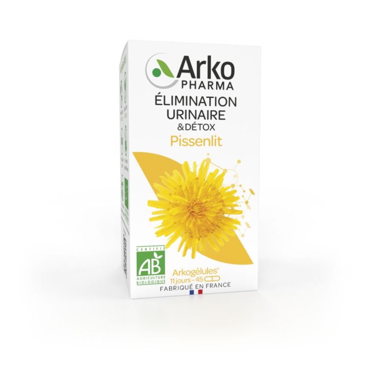 Arkog&eacute;lules pissenlit Arkopharma - bo&icirc;te de 45 g&eacute;lules